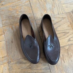 Chocolate Brown Belgian Loafers 10.5